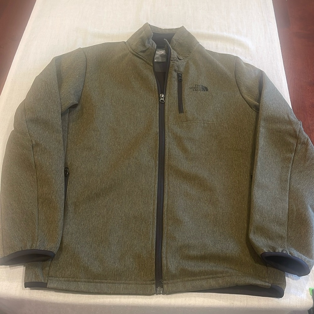 B0835 Men's The North Face Flashdry Jacket Coat Green EUC SZ Small